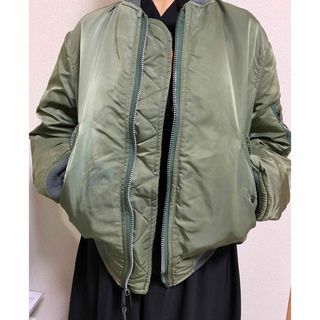 アルファインダストリーズ(ALPHA INDUSTRIES)のゆでたまご様専用　アルファ社　MA-1(フライトジャケット)