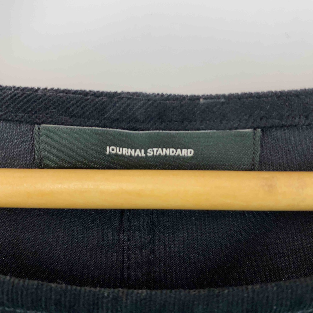 JOURNAL STANDARD(ジャーナルスタンダード)のJOURNAL STANDARD ジャーナルスタンダード レディース 長袖ワンピース 黒 細コーデュロイ レディースのワンピース(ひざ丈ワンピース)の商品写真