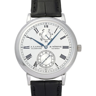 ランゲアンドゾーネ(A. Lange & Söhne（A. Lange & Sohne）)のランゲゾーネ A.LANGE  SOHNE ランゲマティック 世界限定100本 304.049 ホワイトローマ文字盤 中古 腕時計 メンズ(腕時計(アナログ))