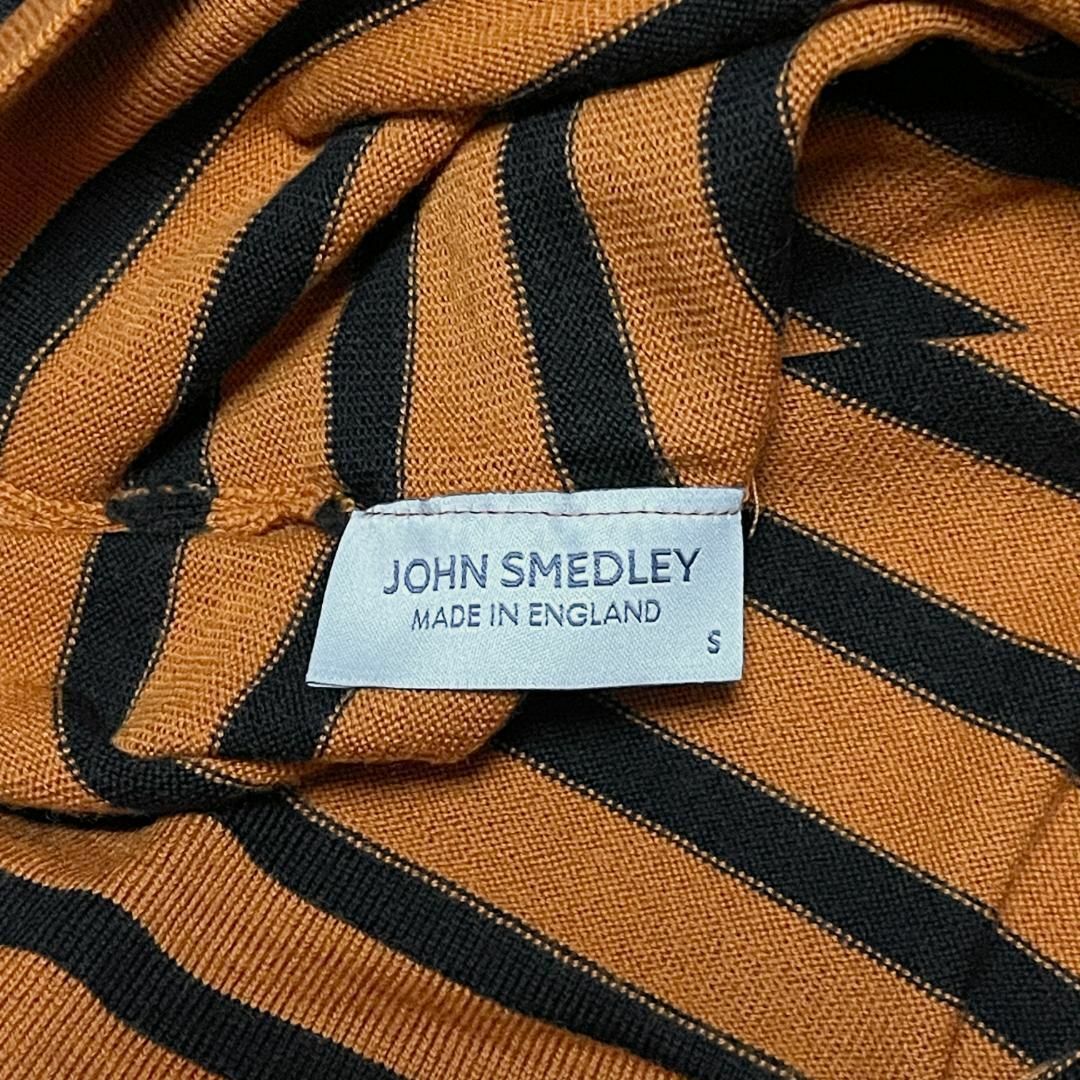 JOHN SMEDLEY(ジョンスメドレー)の♀【新品】ジョンスメドレー タートルネック ニットセーター Ｓ ボーダー レディースのトップス(ニット/セーター)の商品写真