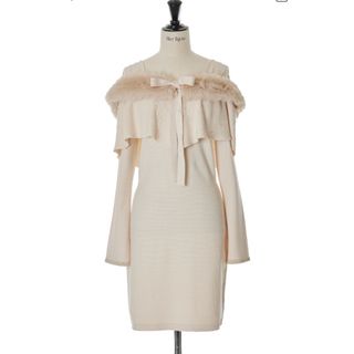 Her lip to - herlipto Mix Loop Tweed Dress swan Sの通販｜ラクマ