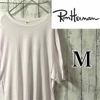 ロンハーマン(Ron Herman)のロンハーマン RON HERMAN 半袖Tシャツ M (Lサイズ相当)ピンク(Tシャツ/カットソー(半袖/袖なし))