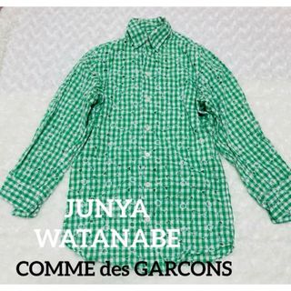 ジュンヤワタナベコムデギャルソン(JUNYA WATANABE COMME des GARCONS)の美品ジュンヤワタナベCOMME des GARCONS  デザインブラウス　XS(シャツ/ブラウス(長袖/七分))