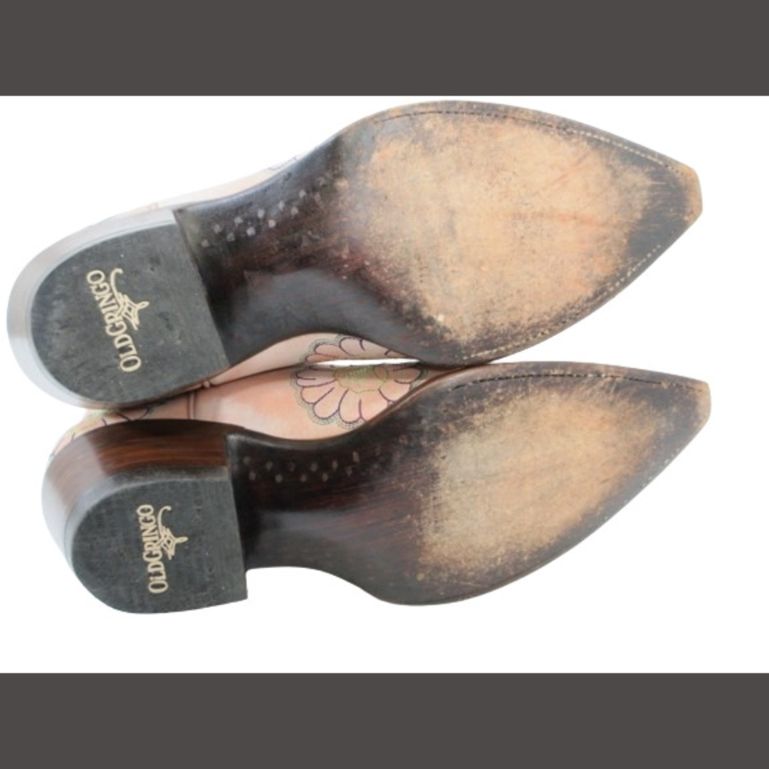other(アザー)のOLD GRINGO ロングブーツ 花柄 ピンク系 6.5  レディースの靴/シューズ(ブーツ)の商品写真