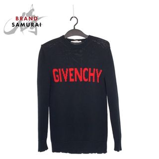 ジバンシィ(GIVENCHY)の美品 Givenchy ジバンシー ロゴ サイズS ブラック 黒 ニット ニット セーター レディース 405405 【中古】(ニット/セーター)