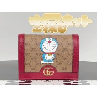 グッチ(Gucci)の【セール特価】GUCCI グッチ ドラえもん コラボ GGスプリーム 折り財布(財布)