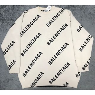 バレンシアガ(Balenciaga)のバレンシアガ　総柄　ニット(ニット/セーター)