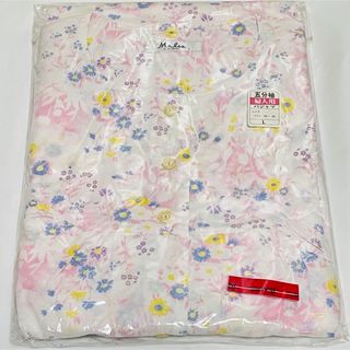 【SALE】婦人用 五分袖 パジャマ 上下 花柄 ナイトウェア レディース L(パジャマ)