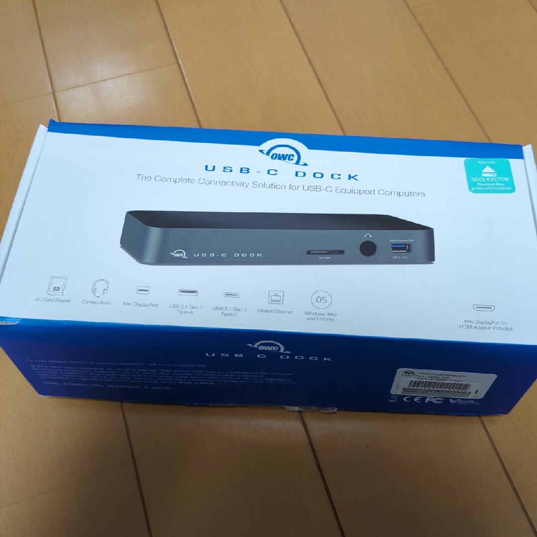 OWC USB-C DOCK タイプC ドッキングステーション スマホ/家電/カメラのPC/タブレット(PC周辺機器)の商品写真