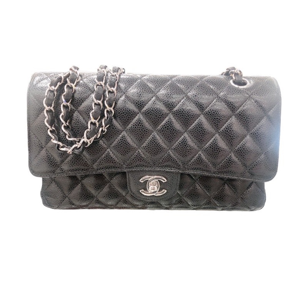 CHANEL(シャネル)の　シャネル CHANEL マトラッセ25 A0112 ブラック　SV金具 キャビアスキン ショルダーバッグ レディースのバッグ(ショルダーバッグ)の商品写真