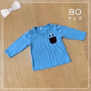 ニシマツヤ(西松屋)のエルフィンドール / 薄手長袖Tシャツ 80サイズ(Ｔシャツ)