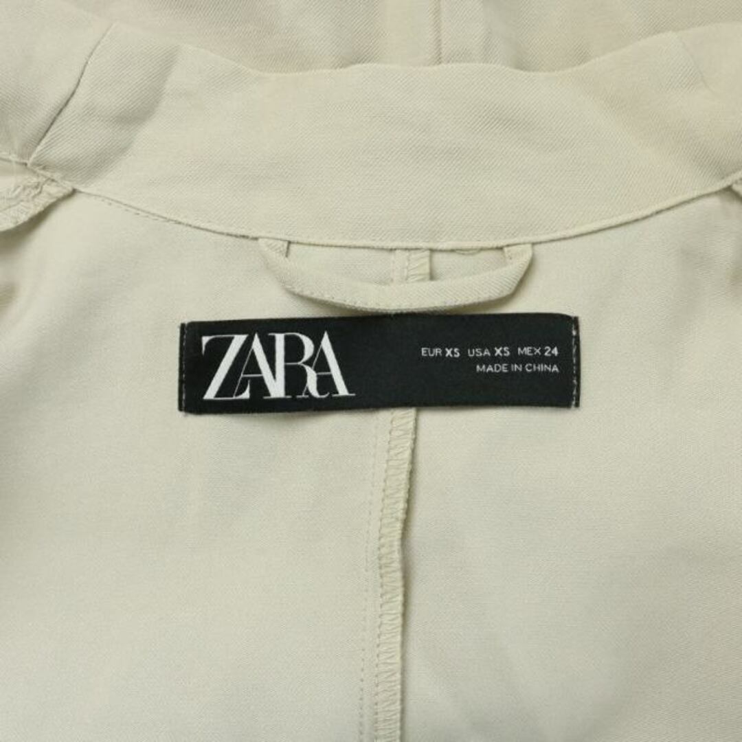 ZARA(ザラ)のザラ ジャケット ショールカラー ビックカラー ショート XS レディースのジャケット/アウター(その他)の商品写真