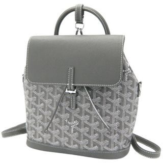 ゴヤール(GOYARD)のGOYARD(ゴヤール) アルパン ミニ バックパック リュック・バックパック 2way リュックサック デイリー ヘリンボーン柄 ゴヤールディンキャンバス グレー シルバー金具 レディース 40601114045【中古】【アラモード】(リュック/バックパック)