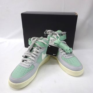 ナイキ(NIKE)のナイキ スニーカー Nike Air Force 1 Mid '07 ""Grey Fog and Enamel Green"" DQ8766-002 Ft1113711 未使用(スニーカー)