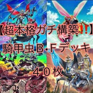 ユウギオウ(遊戯王)の遊戯王【超本格ガチ構築！！】騎甲虫Ｂ•Ｆデッキ４０枚(Box/デッキ/パック)