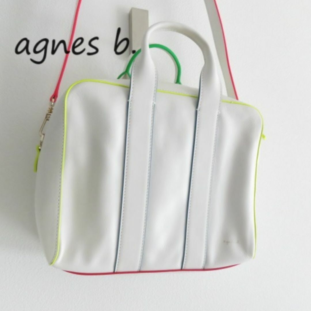 agnes b.(アニエスベー)のagnes b. アニエスベー　レザーバッグ　カラフル　ショルダーバッグ レディースのバッグ(ショルダーバッグ)の商品写真