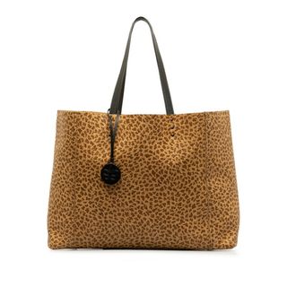 ボッテガヴェネタ(Bottega Veneta)の美品 ボッテガヴェネタ イントレッチオ ミラージュトート レオパード トートバッグ レザー レディース BOTTEGAVENETA 【1-0143578】(トートバッグ)