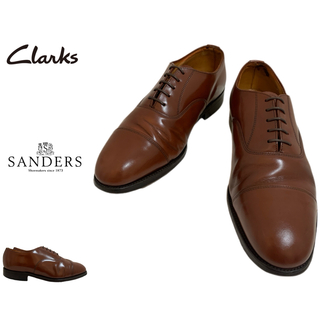 SANDERS - Clarks SANDERS製造 ENGLAND製 レザーシューズ 7 1/2