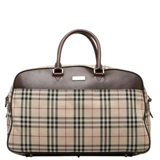 バーバリー(BURBERRY)のバーバリー ノバチェック ボストンバッグ トラベルバッグ キャンバス レディース BURBERRY 【1-0144954】(ボストンバッグ)