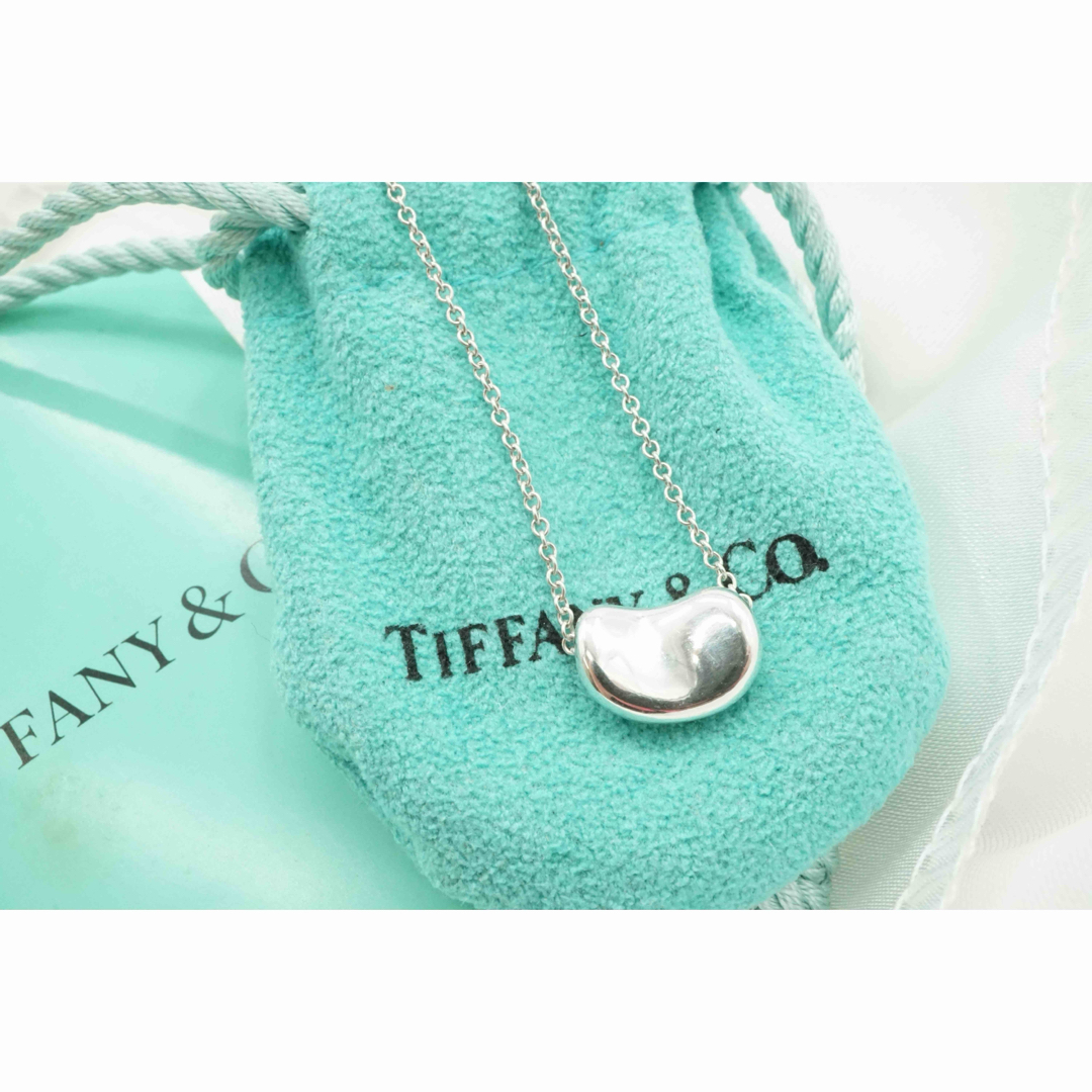 Tiffany & Co.(ティファニー)のティファニー ビーン ネックレス SV925 シルバー 美品 Tiffany レディースのアクセサリー(ネックレス)の商品写真
