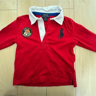 Ralph Lauren - 美品★ラルフローレンベビー男の子長袖Tシャツ　ポロシャツ　24M 90㎝