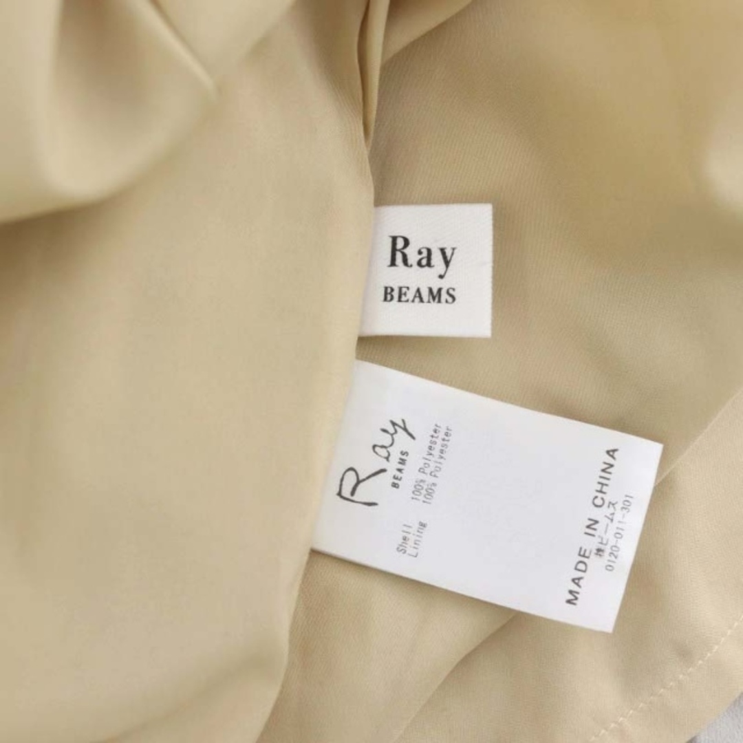 Ray BEAMS(レイビームス)のレイビームス Ray Beams 総柄ワンピース ロング 長袖 ベージュ 茶 レディースのワンピース(ロングワンピース/マキシワンピース)の商品写真