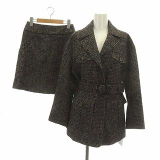 アザー(other)のハーリップトゥ セットアップ Belted Frayed Tweed ジャケット(その他)