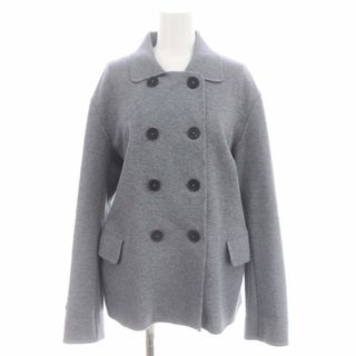 ジルサンダー JIL SANDER ウール ダブル ジャケット 40 杢グレー