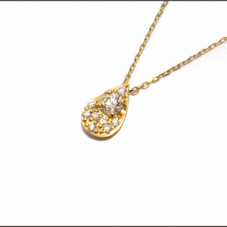 ヴァンドームアオヤマ(Vendome Aoyama)のヴァンドーム青山 ダイヤモンド ガーランド ネックレス K18 0.19ct(ネックレス)