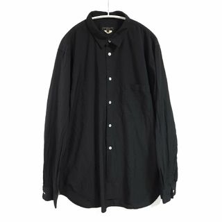 コムデギャルソンオムプリュス(COMME des GARCONS HOMME PLUS)のコムデギャルソンオムプリュス ポリ縮絨シャツ ブラック(シャツ)