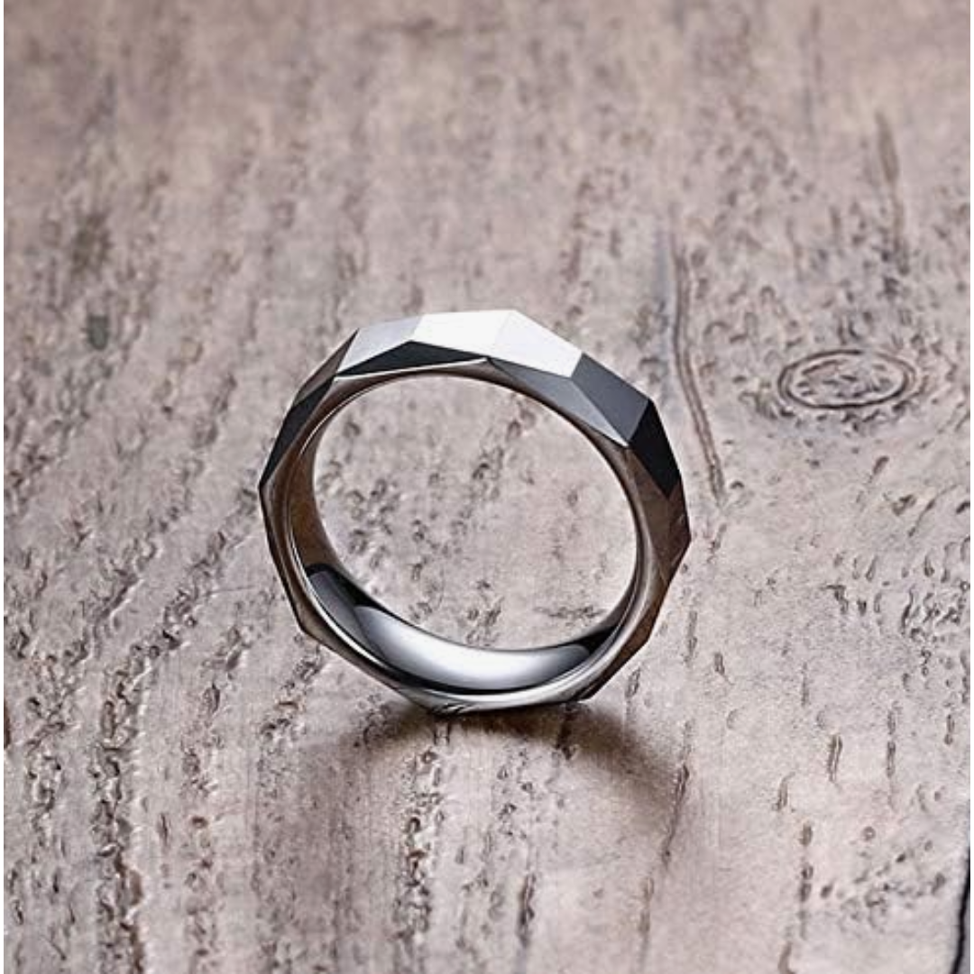 【RN142】リング　アクセサリー  　メンズ 　シルバー　タングステン 　指輪 メンズのアクセサリー(リング(指輪))の商品写真