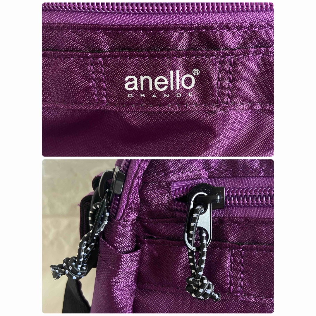anello(アネロ)のanelloアネロ　パープル　ショルダーバック レディースのバッグ(ショルダーバッグ)の商品写真