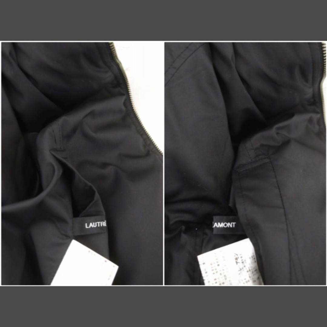 LAUTREAMONT(ロートレアモン)のロートレアモン ファー ダウンジャケット ジップアップ 38 M グレー レディースのジャケット/アウター(ダウンジャケット)の商品写真