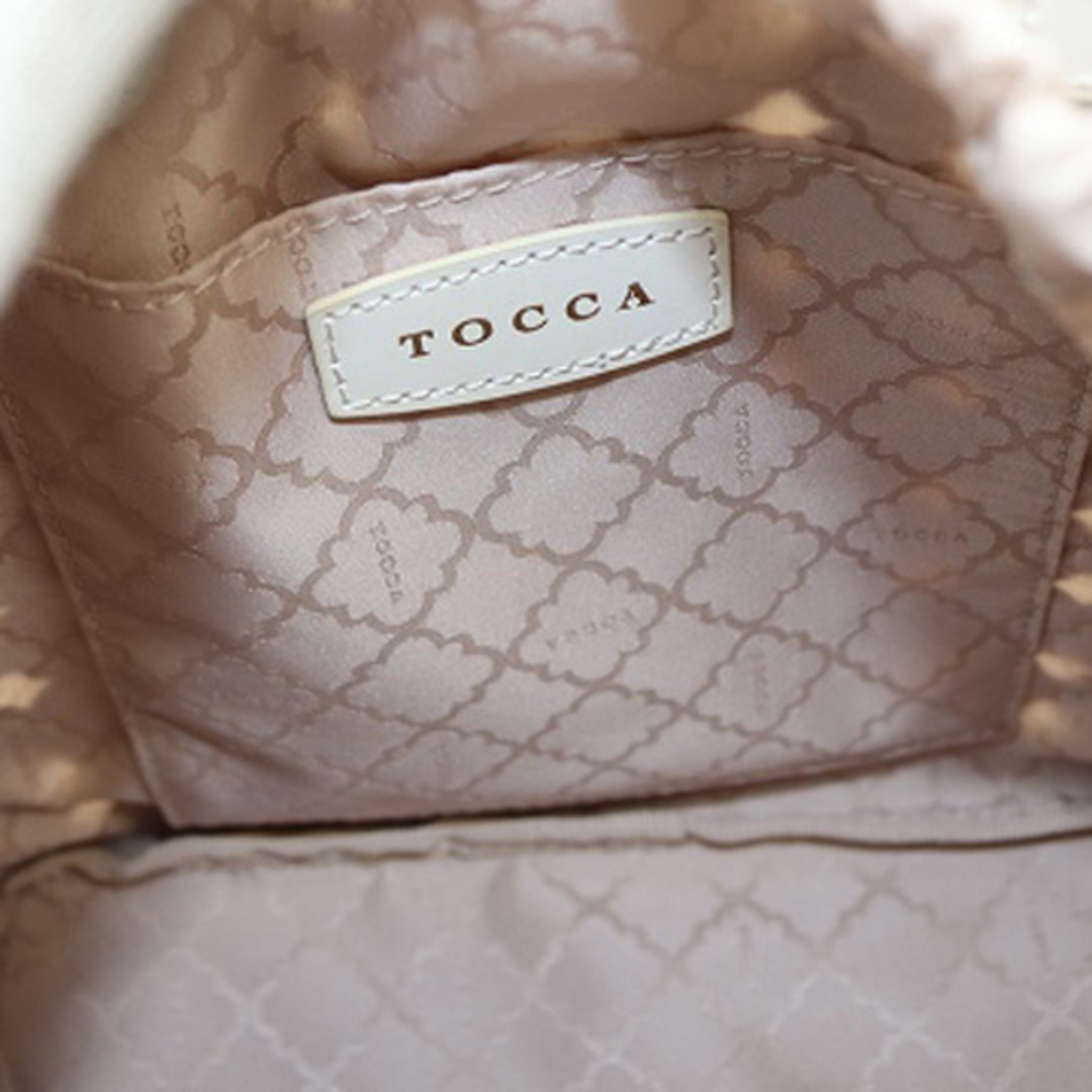 TOCCA(トッカ)のトッカ トートバッグ ハンドバッグ レザー 白 レディースのバッグ(トートバッグ)の商品写真