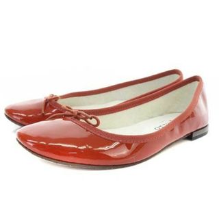 レペット(repetto)のレペット エナメル バレエシューズ パンプス 36 22.7cm 赤(バレエシューズ)