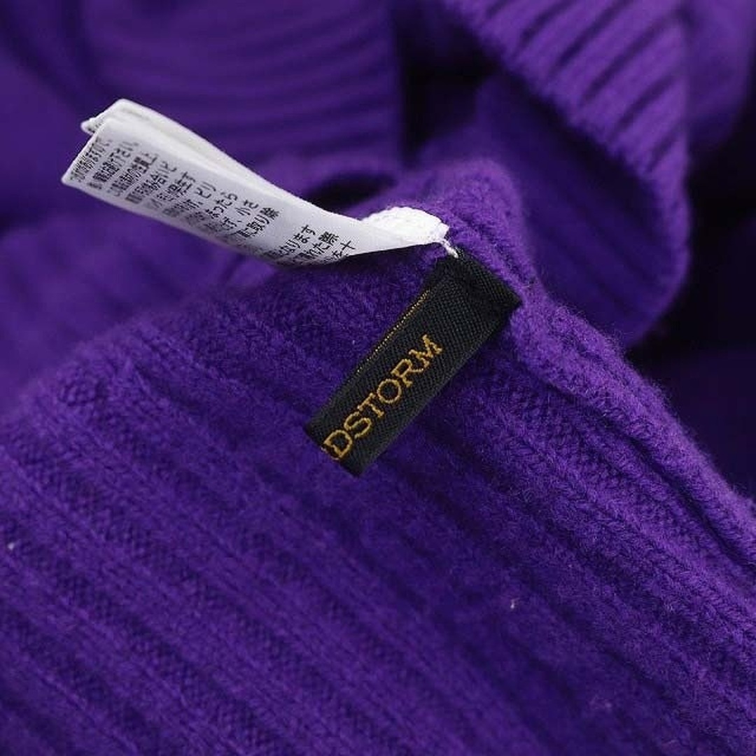 BARNYARDSTORM(バンヤードストーム)のバンヤードストーム ニット セーター 長袖 プルオーバー ハイネック 0 紫 レディースのトップス(ニット/セーター)の商品写真