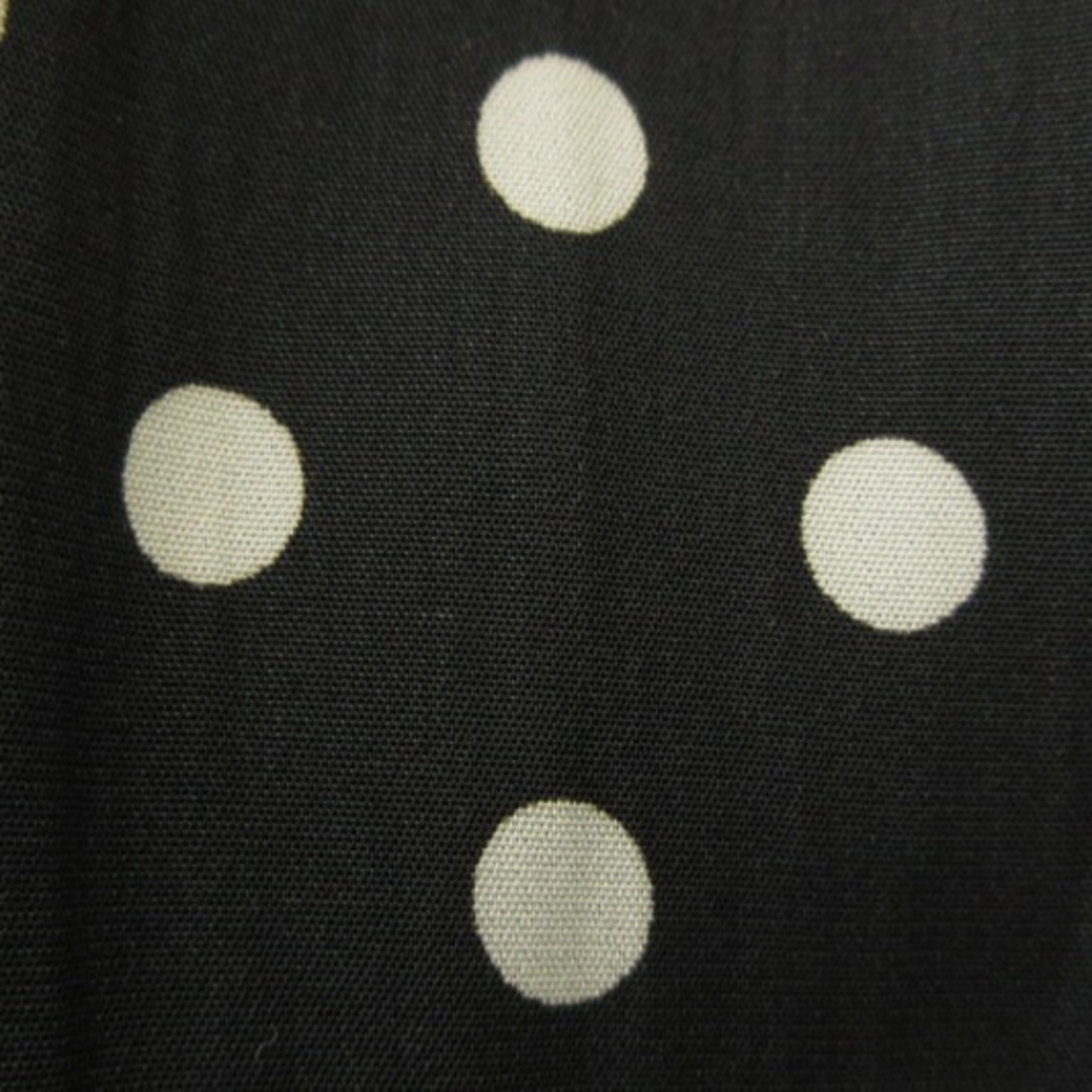 other(アザー)のリエス 良品 ウエストゴム ボリューム ロング スカート フレア ドット 黒 レディースのスカート(ロングスカート)の商品写真