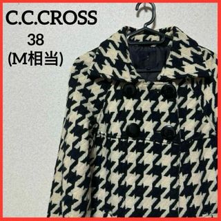 シーシークロス(C.C.†CROSS)の【希少】C.C.CROSS トレンチコート ウールコート 千鳥柄 ジャケット(トレンチコート)