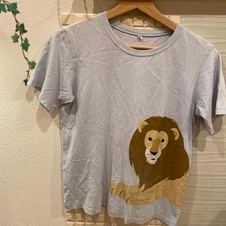 ムジルシリョウヒン(MUJI (無印良品))の無印良品　動物Tシャツ150 ライオン(Tシャツ/カットソー)