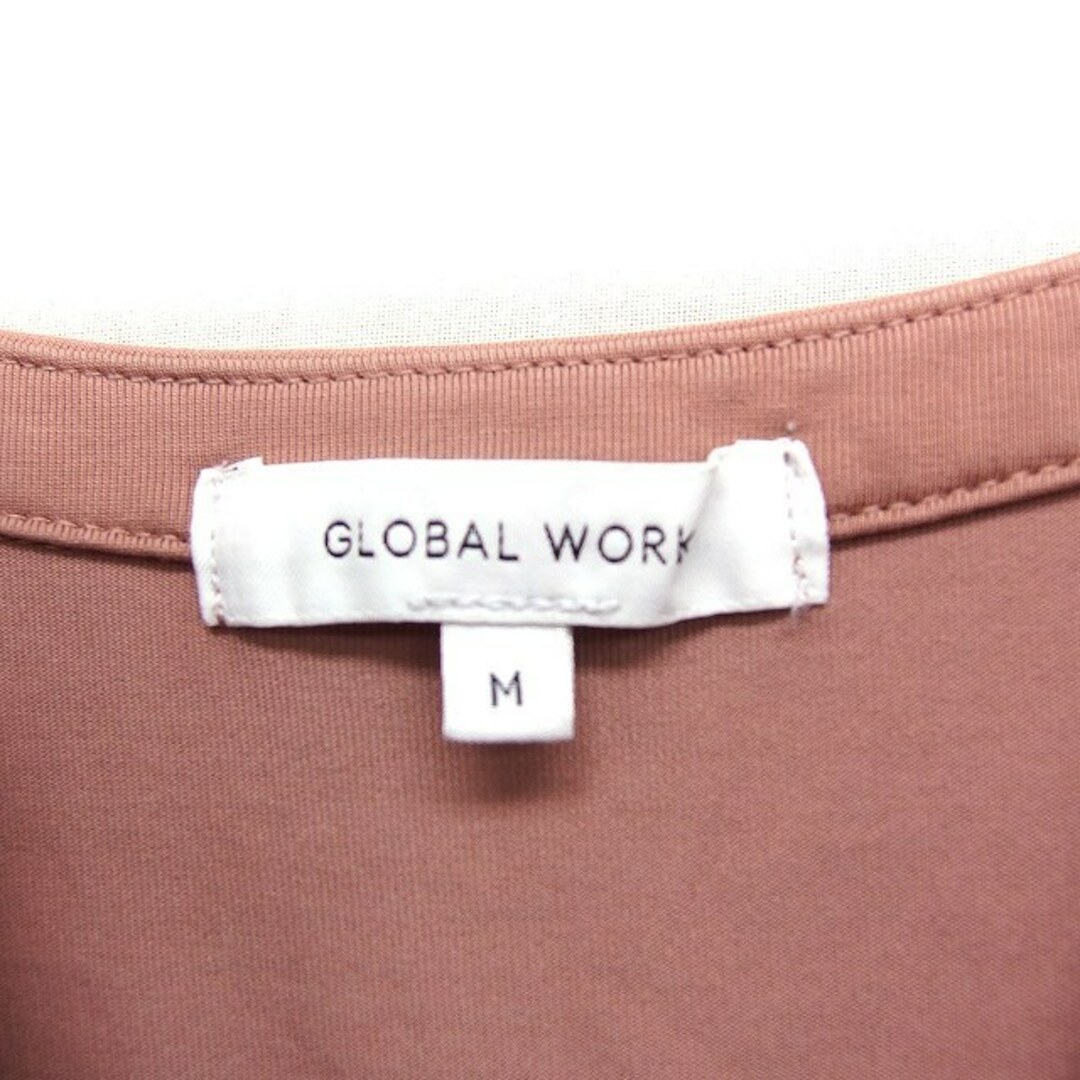 GLOBAL WORK(グローバルワーク)のグローバルワーク GLOBAL WORK 半袖 カットソー オープンネック レディースのトップス(カットソー(半袖/袖なし))の商品写真