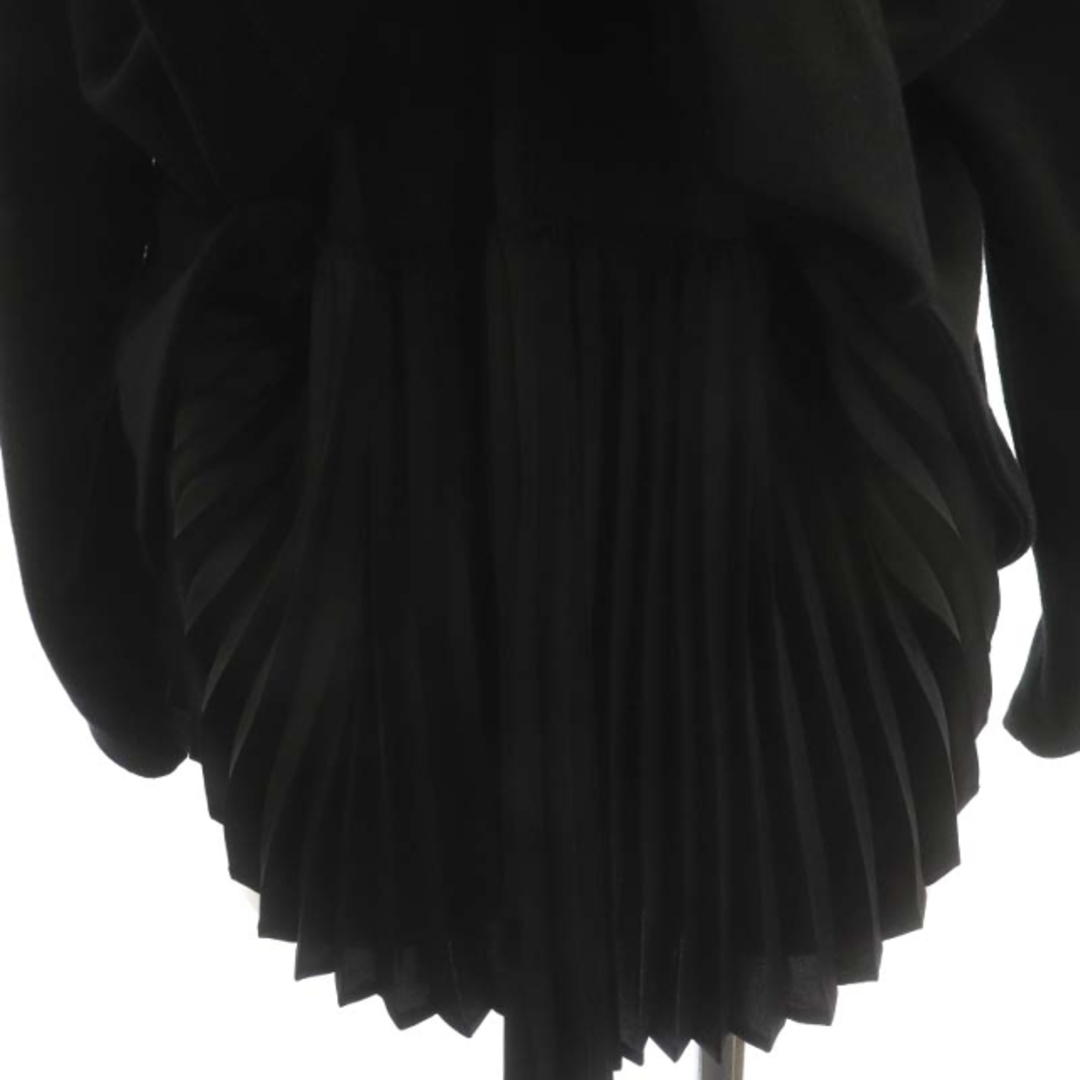 NOLLEY'S(ノーリーズ)のノーリーズ Nolley's カットソー 長袖 プリーツ 38 黒 レディースのトップス(カットソー(長袖/七分))の商品写真