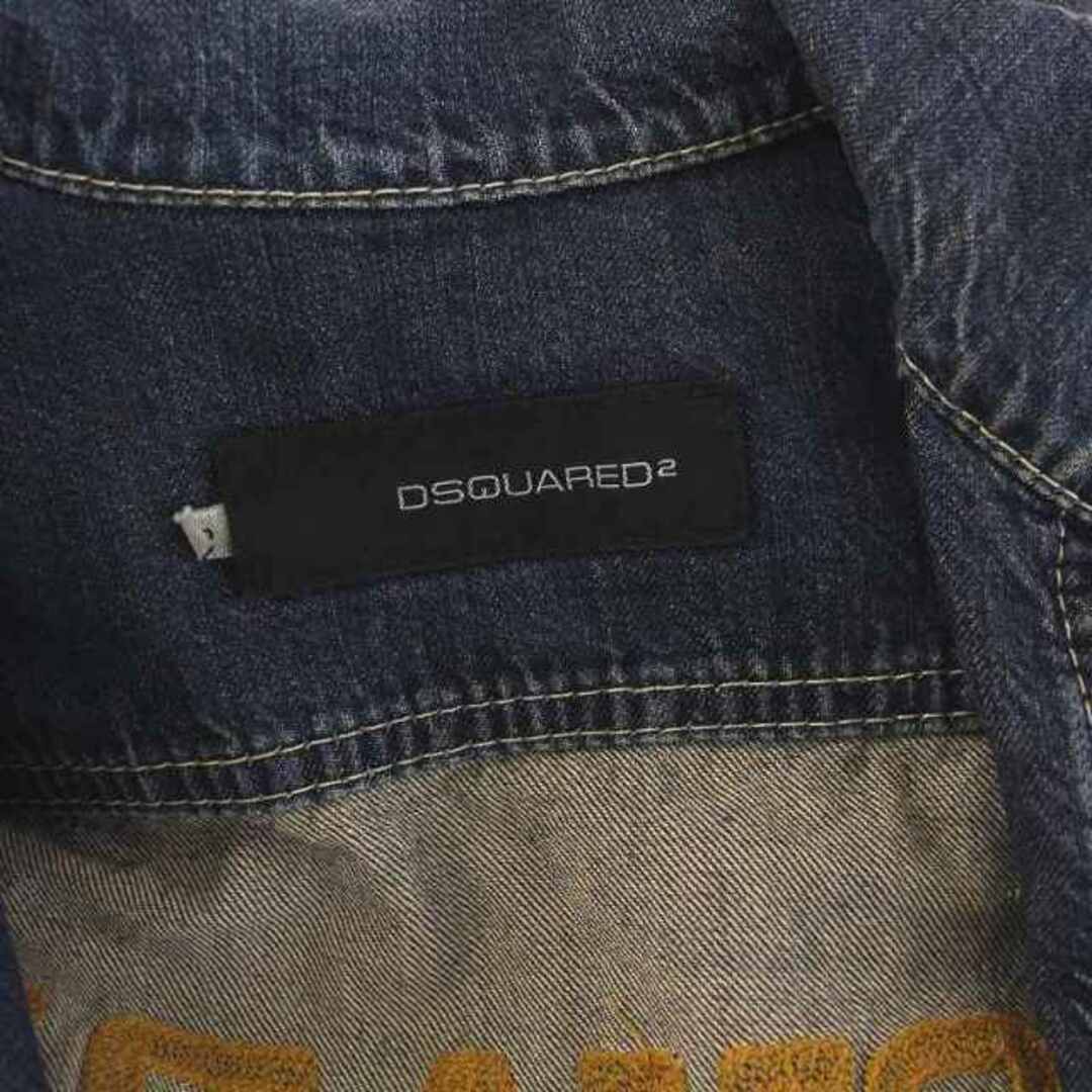 DSQUARED2(ディースクエアード)のDSQUARED2 デニムオーバーオール つなぎ オールインワン 42 青 メンズのパンツ(サロペット/オーバーオール)の商品写真