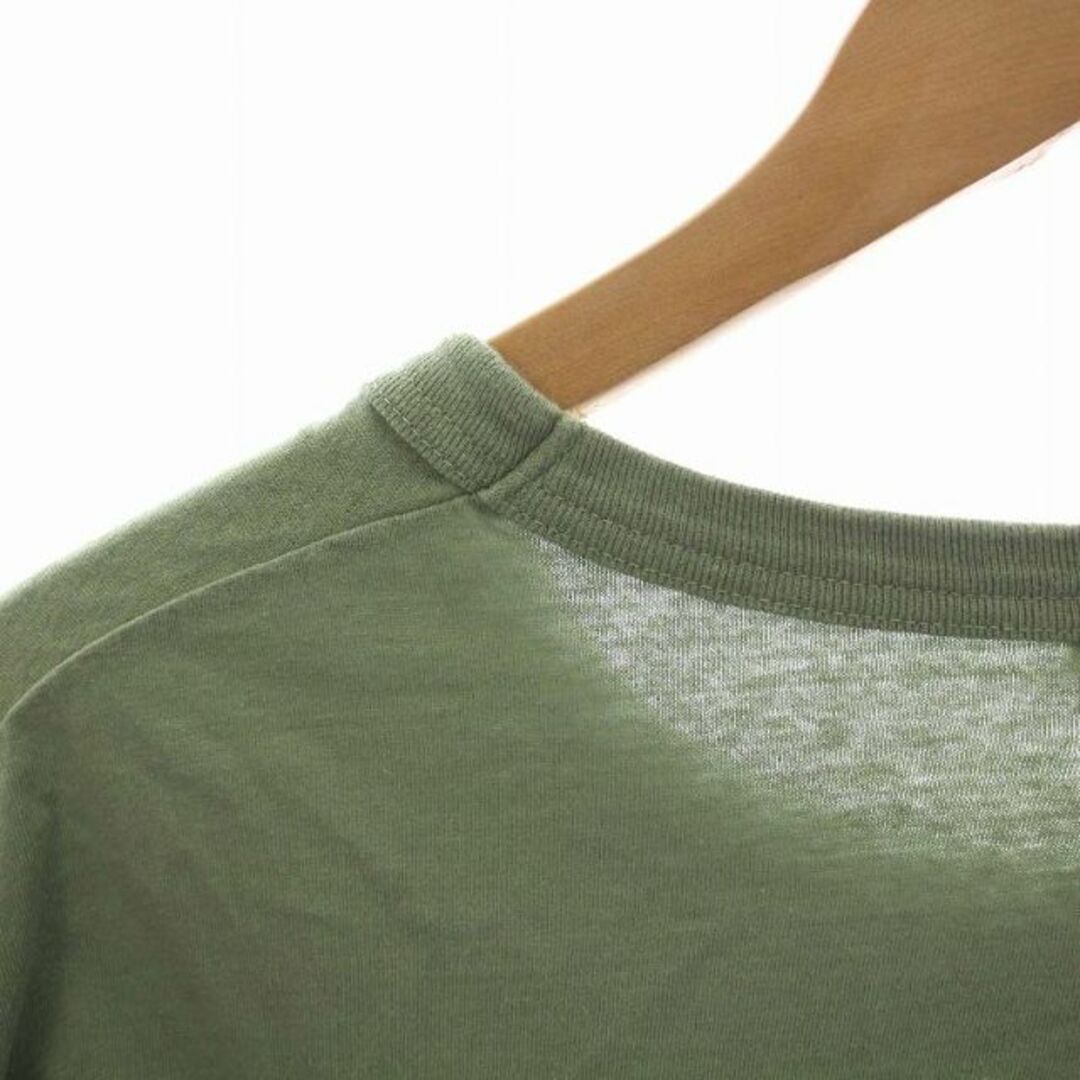 VISVIM(ヴィスヴィム)のVISVIM 天竺製クルーネックショートスリーブ Tシャツ 半袖 4 L 緑 メンズのトップス(Tシャツ/カットソー(半袖/袖なし))の商品写真