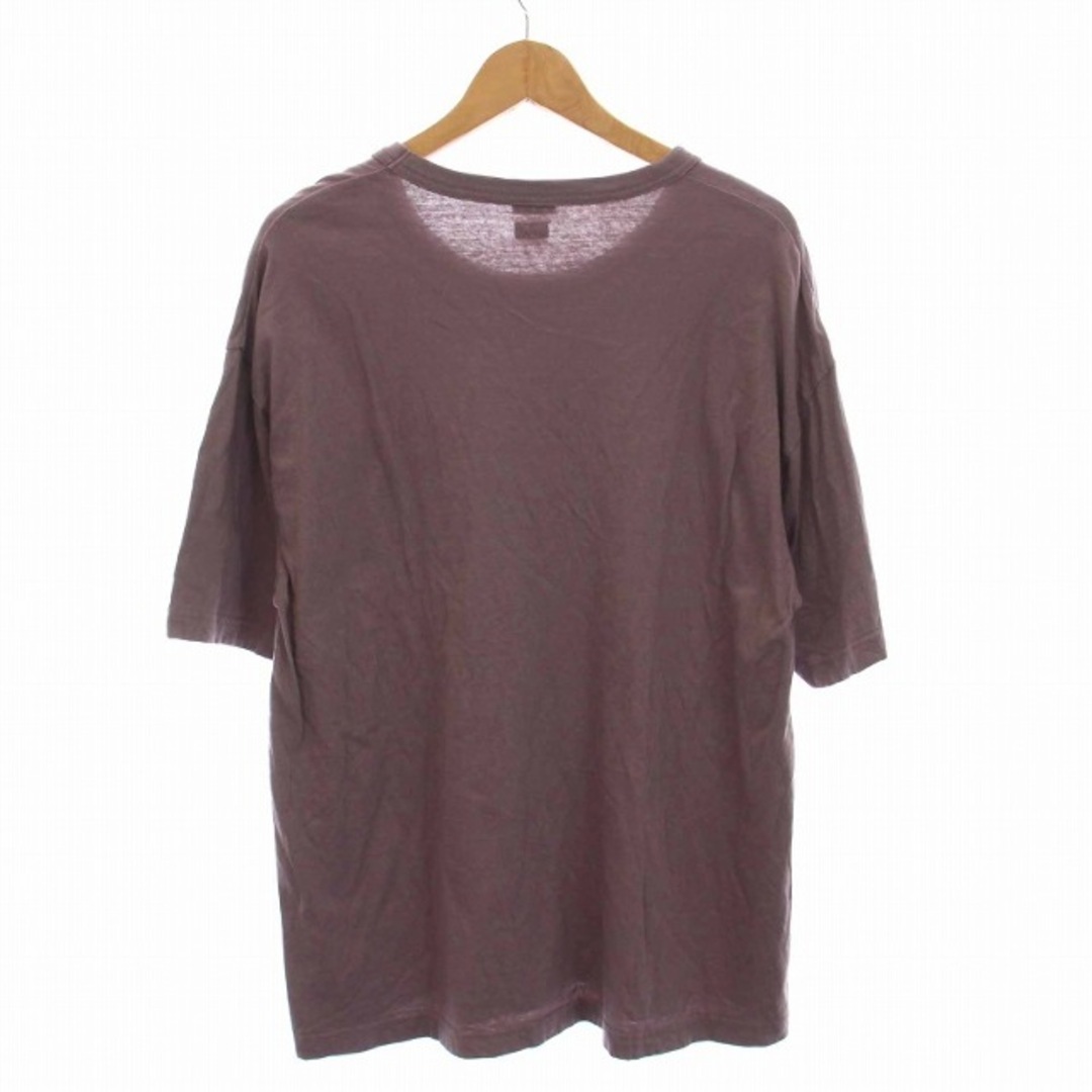 VISVIM(ヴィスヴィム)のビズビム 天竺製クルーネックショートスリーブ Tシャツ カットソー 半袖 4 紫 メンズのトップス(Tシャツ/カットソー(半袖/袖なし))の商品写真