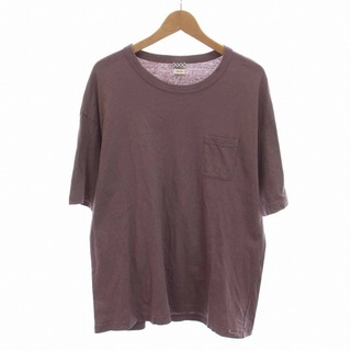 ヴィスヴィム(VISVIM)のビズビム 天竺製クルーネックショートスリーブ Tシャツ カットソー 半袖 4 紫(Tシャツ/カットソー(半袖/袖なし))
