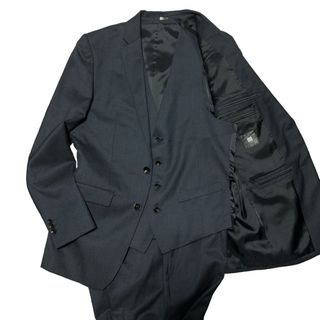 スーツカンパニー(THE SUIT COMPANY)のTHE SUITS COMPANY 3ピース セットアップスーツ ネイビー L(セットアップ)