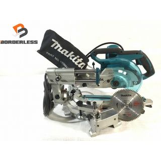 マキタ(Makita)の☆美品☆makita マキタ 100V 165mm 卓上スライドマルノコ LS0613FL レーザーマーカ LEDライト付 卓上スライド丸のこ 木工用切断機 88538(工具)