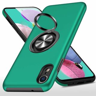 【色:グリーン_サイズ:iPhone XR】iPhone XR用 ケース リング(その他)