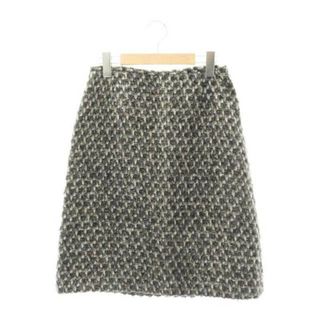 イエナ 21AW maison LINTON Tweed ミニスカート グレー