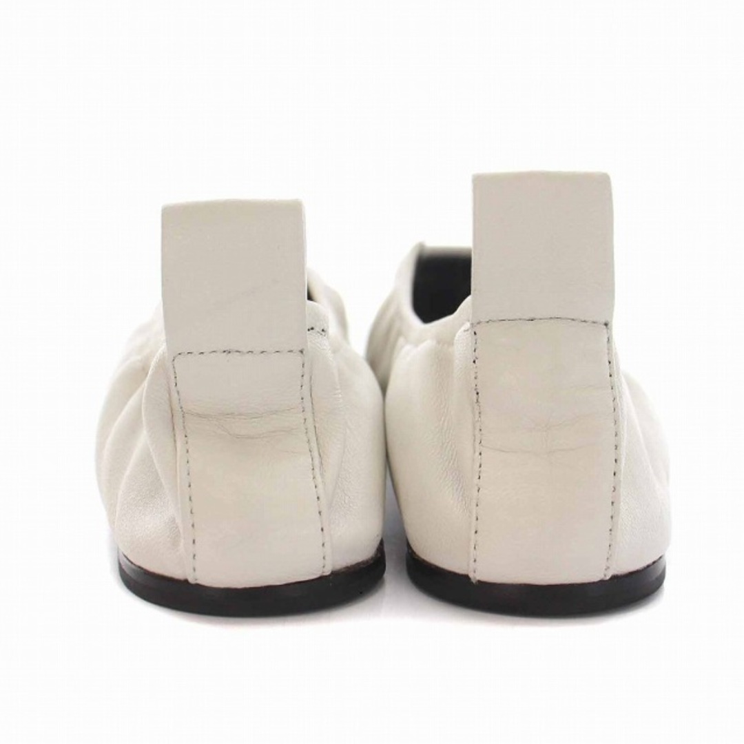 celine(セリーヌ)のセリーヌ バレエシューズ フラットシューズ ソフトレザー 36 白 ホワイト レディースの靴/シューズ(バレエシューズ)の商品写真
